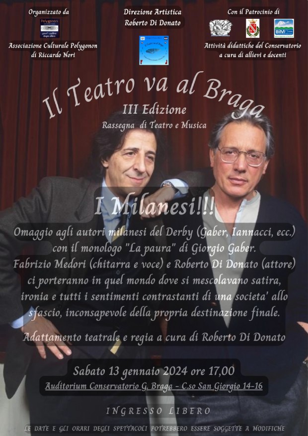 " I Milanesi" - Il Teatro va al Braga