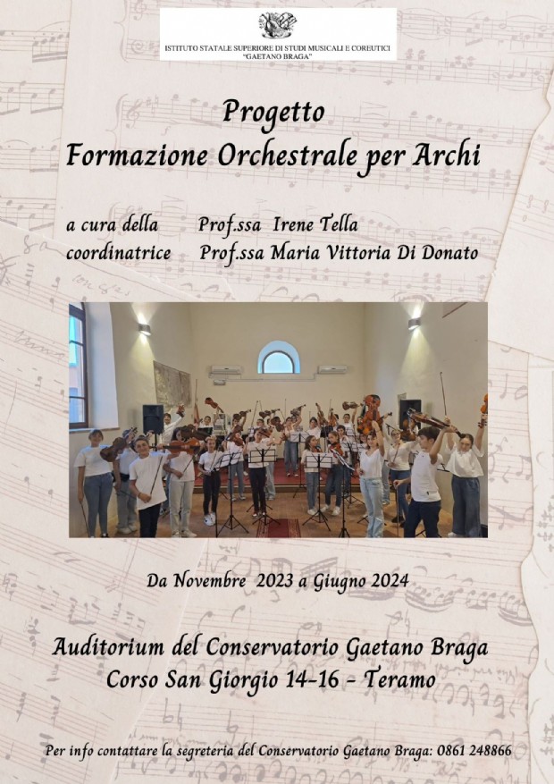 Progetto Formazione Orchestrale per Archi