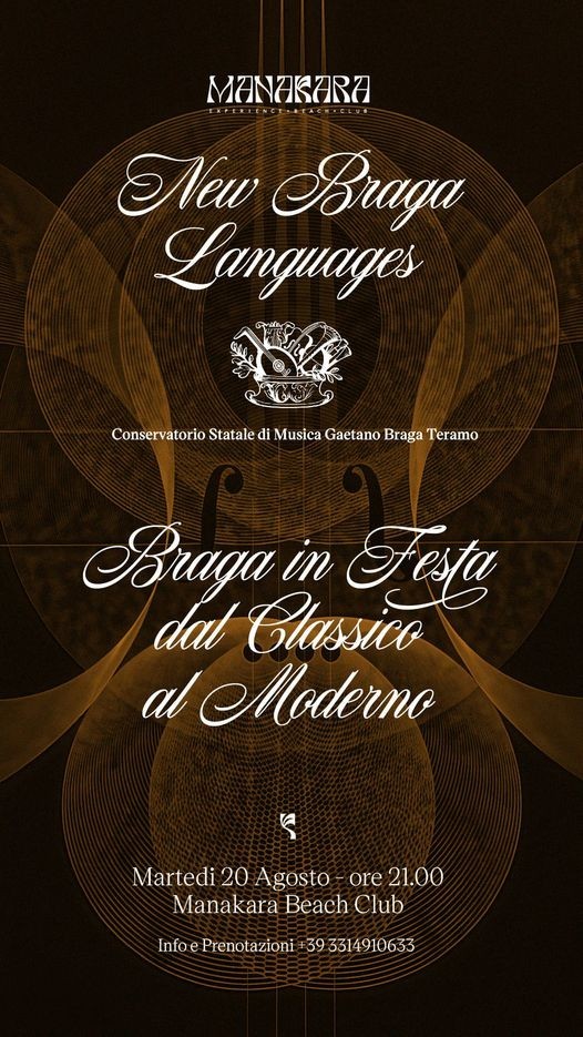 Braga in musica al Manakara: " New Braga Languages: Serata finale"